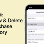 how to delete app store purchase history