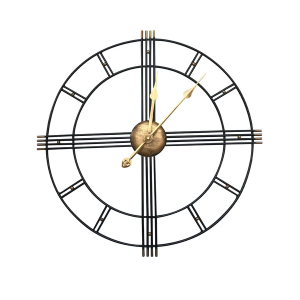 Lifeideas Oversized Decorative Cut-Out Metal Wall Clock