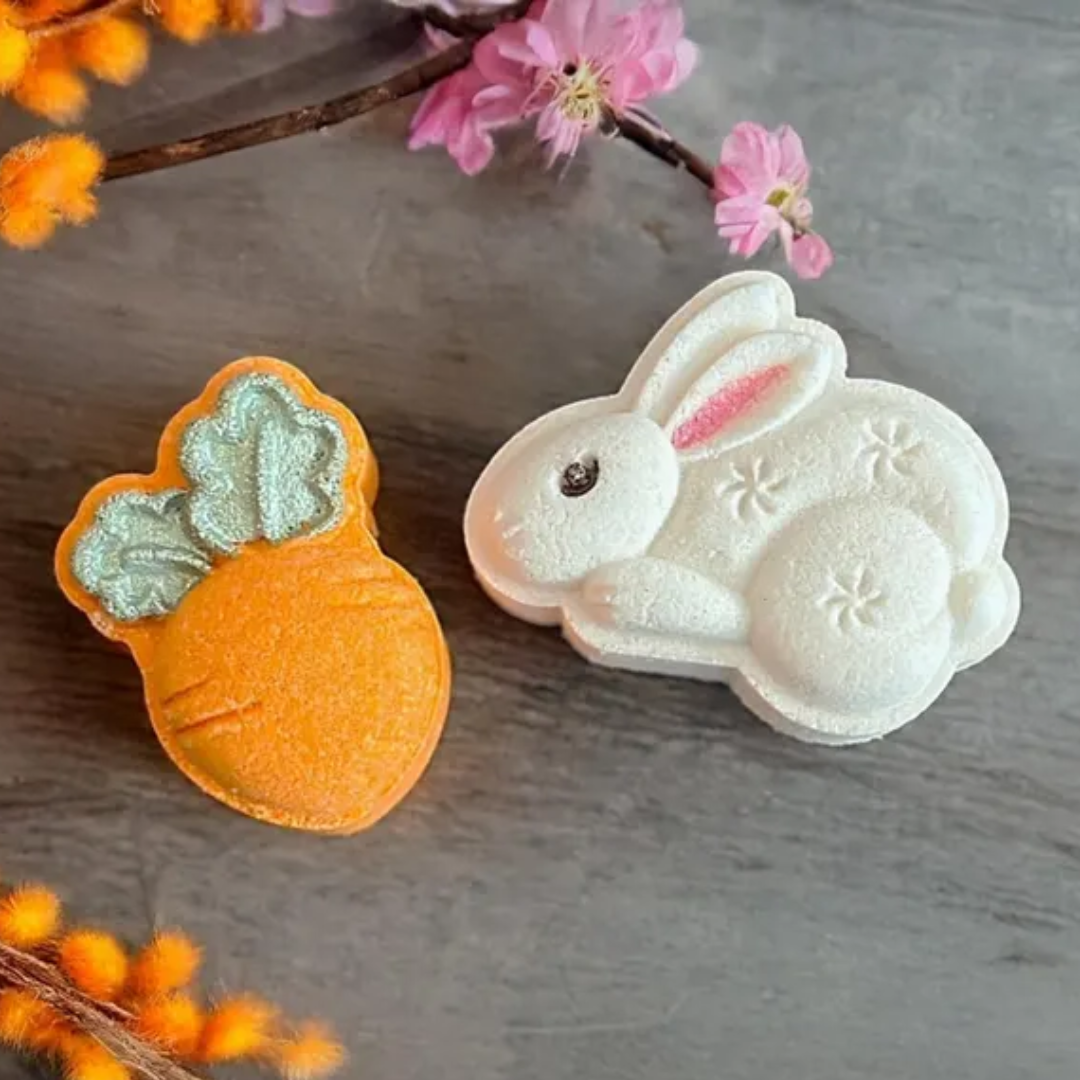 Bunny Carrot Bath Bombs